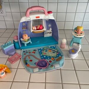 Fisher-Price Baby Playset with Pink, Blue, and White